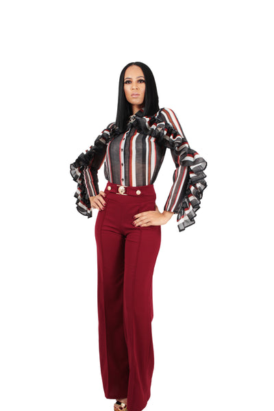 Lion High Waisted Trousers - BySonyaMarie.com