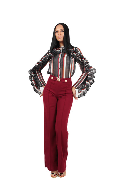 Lion High Waisted Trousers - BySonyaMarie.com