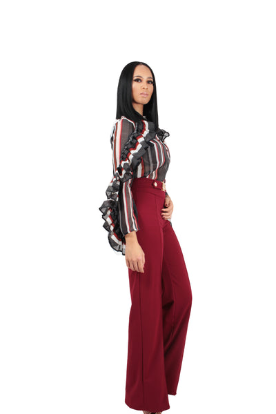 Lion High Waisted Trousers - BySonyaMarie.com