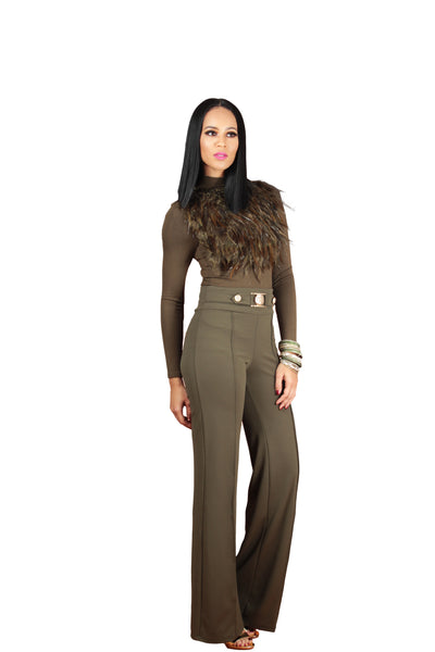 Lion High Waisted Trousers - BySonyaMarie.com