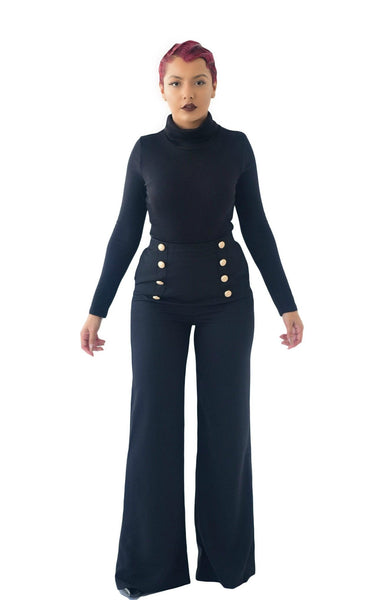 Casablanca High-Waisted Palazzo Trousers - BySonyaMarie.com