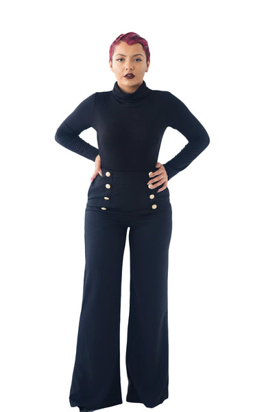 Casablanca High-Waisted Palazzo Trousers - BySonyaMarie.com