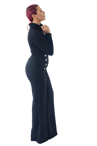 Casablanca High-Waisted Palazzo Trousers - BySonyaMarie.com