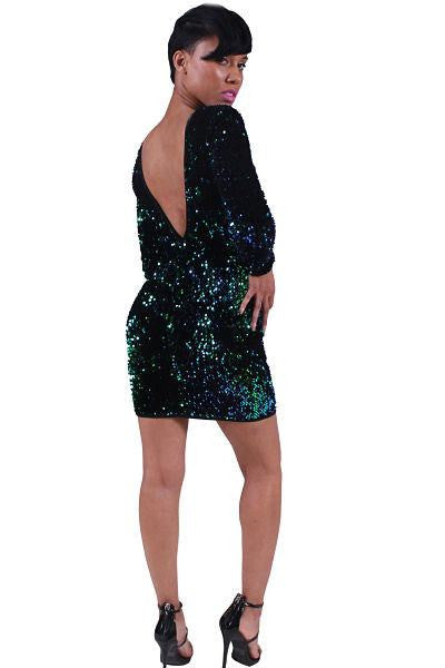 'Glitz' Sequin Bodycon Dress - BySonyaMarie.com