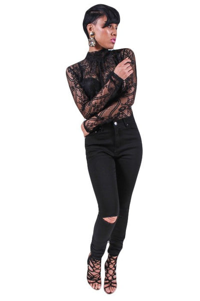 Curve Appeal Slit Knee Skinny Jean - BySonyaMarie.com