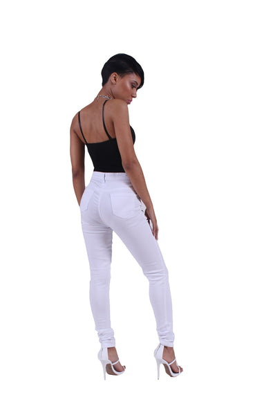 Curve Appeal Slit Knee Skinny Jeans - BySonyaMarie.com