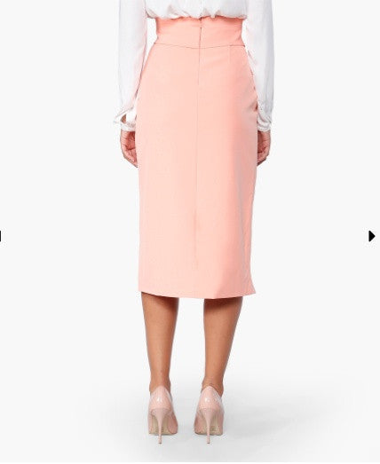 Tie Front Asymmetric Wrap Skirt - BySonyaMarie.com