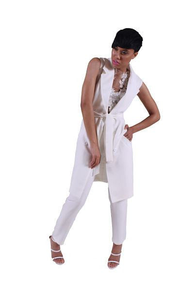 Bi-Coastal Belted Vest - BySonyaMarie.com