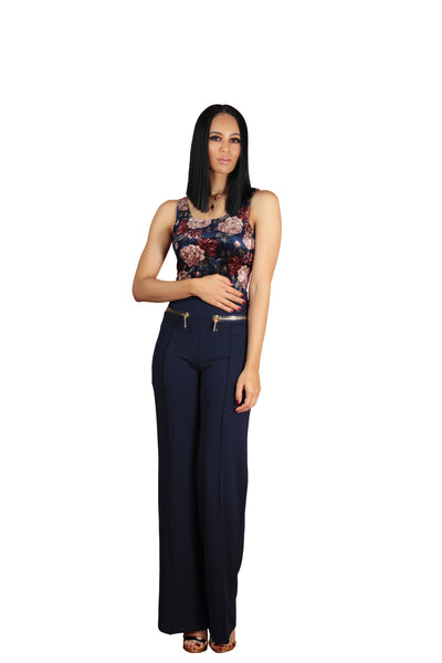 Zip Me Up High Waisted Trousers - BySonyaMarie.com