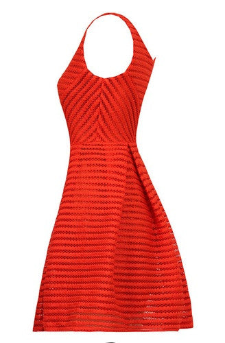 Clair Textured Skater Dress - BySonyaMarie.com